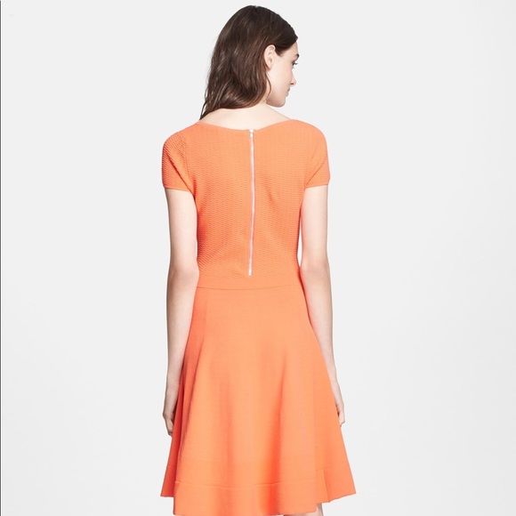Autumn Cashmere tangerine fit and flare dress - Picture 2 of 5